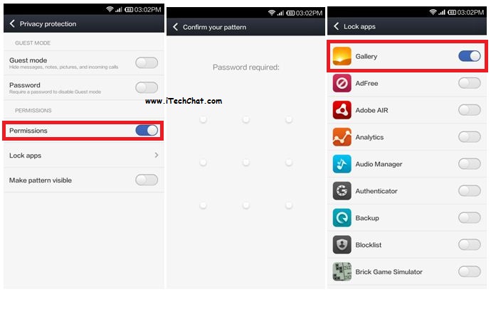 How to Lock Apps on Xiaomi Mi3 without Installing 3rd Party Applications