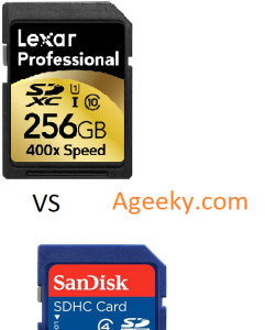 micro sdxc vs micro sdhc