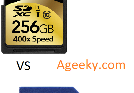 Micro SDXC vs Micro SDHC