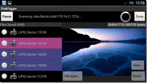 disk digger andriod app