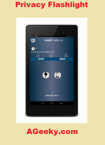 privacy flashlight app
