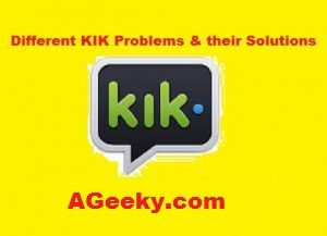 fix kik problems