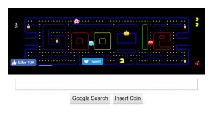 google pacman trick