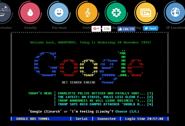 google terminal trick