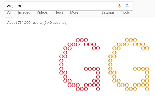 google zerg rush