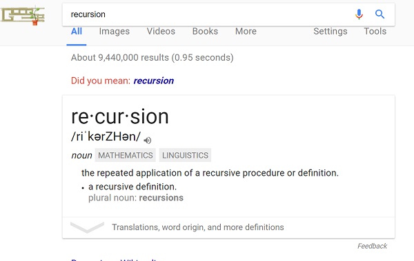 recursion trick