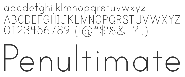 Print Clearly by Blue Vinyl Fonts 