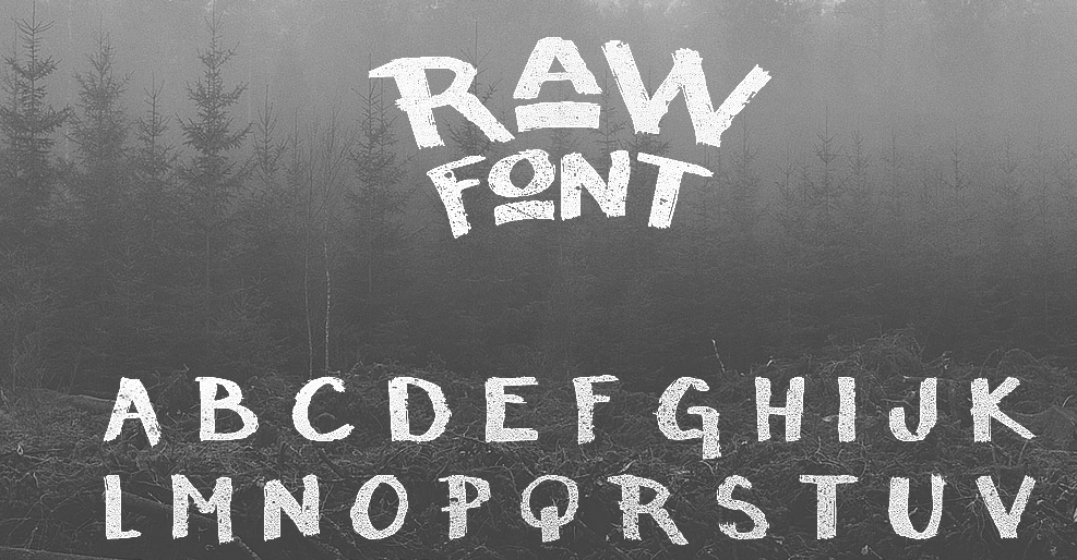 RAW FONT 